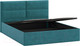 Миниатюра изображения товара Двуспальная кровать ТриЯ Глосс универсальный тип 1 с ПМ 160x200 (микровелюр Jercy Izumrud)