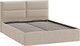 Миниатюра изображения товара Двуспальная кровать ТриЯ Глосс универсальный тип 1 с ПМ 160x200 (велюр Confetti Cream)