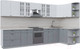 Миниатюра изображения товара Кухонный гарнитур Интерлиния Берес 1.5x3.6 правая (дуб полярный/дуб серый/травертин серый)