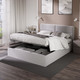 Миниатюра изображения товара Двуспальная кровать ТриЯ Глосс универсальный тип 1 160x200 (велюр Confetti Silver)