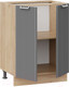 Миниатюра изображения товара Шкаф-стол кухонный ТриЯ Кимберли 1Н6 (дуб крафт золотой/титан)