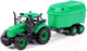 Миниатюра изображения товара Трактор игрушечный Полесье С прицепом для перевозки животных инерционный / 94643 (зеленый)