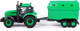 Миниатюра изображения товара Трактор игрушечный Полесье С прицепом для перевозки животных инерционный / 94643 (зеленый)
