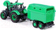 Миниатюра изображения товара Трактор игрушечный Полесье С прицепом для перевозки животных инерционный / 94643 (зеленый)