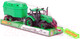Миниатюра изображения товара Трактор игрушечный Полесье С прицепом для перевозки животных инерционный / 94643 (зеленый)