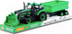 Миниатюра изображения товара Трактор игрушечный Полесье С прицепом и ковшом / 94667 (зеленый)