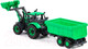 Миниатюра изображения товара Трактор игрушечный Полесье С прицепом и ковшом / 94667 (зеленый)