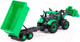 Миниатюра изображения товара Трактор игрушечный Полесье С прицепом и ковшом / 94667 (зеленый)