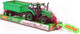 Миниатюра изображения товара Трактор игрушечный Полесье С прицепом / 94186 (зеленый)