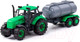 Миниатюра изображения товара Трактор игрушечный Полесье С прицепом-цистерной инерционный / 94636 (зеленый)