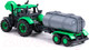 Миниатюра изображения товара Трактор игрушечный Полесье С прицепом-цистерной инерционный / 94636 (зеленый)
