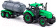 Миниатюра изображения товара Трактор игрушечный Полесье С прицепом-цистерной инерционный / 94636 (зеленый)