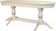 Миниатюра изображения товара Обеденный стол Мебелик Тарун 5 (слоновая кость/золото)