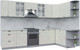 Миниатюра изображения товара Кухонный гарнитур Интерлиния Берес 1.7x3.2 правая (дуб снежный/серый каспий)
