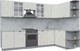 Миниатюра изображения товара Кухонный гарнитур Интерлиния Берес 1.7x3.1 правая (дуб снежный/серый каспий)
