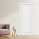 Миниатюра изображения товара Дверь межкомнатная SMART Аляска 60x200 (белый шелк)