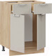 Миниатюра изображения товара Шкаф-стол кухонный ТриЯ Кимберли 1Н6Я1 (дуб крафт золотой/крем)