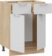 Миниатюра изображения товара Шкаф-стол кухонный ТриЯ Кимберли 1Н6Я1 (дуб крафт золотой/сноу)