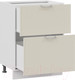 Миниатюра изображения товара Шкаф-стол кухонный ТриЯ Кимберли 1Н6Я2 (белый/крем)