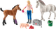 Миниатюра изображения товара Игровой набор Schleich Набор кобыла и жеребенок у врача / 42486