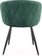 Миниатюра изображения товара Стул Halmar K430 (темно-зеленый/черный)