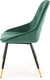 Миниатюра изображения товара Стул Halmar K437 (темно-зеленый/черный)