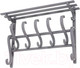 Миниатюра изображения товара Вешалка для одежды Мебелик В 7Н (серый)