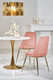 Миниатюра изображения товара Стул Halmar K460 (розовый/золотой)