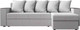 Миниатюра изображения товара Диван угловой Лига Диванов Дубай лайт универсальный / 114199 (экокожа белый)
