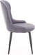 Миниатюра изображения товара Стул Halmar K366 (серый/черный)