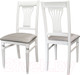 Миниатюра изображения товара Стул Мебелик Анри (белый/серебристый/атина серебристый)
