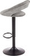 Миниатюра изображения товара Стул барный Halmar H102 (серый/черный)
