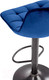 Миниатюра изображения товара Стул барный Halmar H95 (темно-синий/черный)