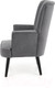 Миниатюра изображения товара Кресло мягкое Halmar Delgado (серый/черный)