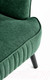 Миниатюра изображения товара Кресло мягкое Halmar Delgado (темно-зеленый/черный)