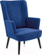 Миниатюра изображения товара Кресло мягкое Halmar Delgado (темно-синий/черный)