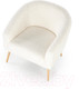 Миниатюра изображения товара Кресло мягкое Halmar Grifon 2 (кремовый/натуральный)