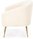 Миниатюра изображения товара Кресло мягкое Halmar Grifon (кремовый/золото)