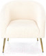 Миниатюра изображения товара Кресло мягкое Halmar Grifon (кремовый/золото)
