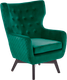 Миниатюра изображения товара Кресло мягкое Halmar Marvel (темно-зеленый/черный)