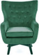 Миниатюра изображения товара Кресло мягкое Halmar Marvel (темно-зеленый/черный)
