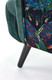 Миниатюра изображения товара Кресло мягкое Halmar Pagoni (темно-зеленый/черный)