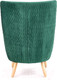 Миниатюра изображения товара Кресло мягкое Halmar Ravel (темно-зеленый/натуральный)