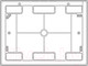 Миниатюра изображения товара Бокс пластиковый Adal Pano Наружный 12 / MD9306-B