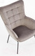 Миниатюра изображения товара Кресло мягкое Halmar Castel (серый/черный)