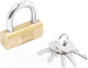 Миниатюра изображения товара Замок навесной БУЛАТ ВС 1-О60 5 ключей