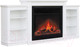 Миниатюра изображения товара Каминокомплект Смолком Jazz TV Stand MB/JUP/SYM26 + Moonblaze Deluxe-s BL LT (бьянко белый)