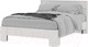 Миниатюра изображения товара Полуторная кровать Стендмебель Хелен КР 02 140x200 (белый/белый)