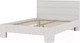 Миниатюра изображения товара Полуторная кровать Стендмебель Хелен КР 02 140x200 (белый/белый)