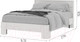 Миниатюра изображения товара Полуторная кровать Стендмебель Хелен КР 02 140x200 (белый/белый)